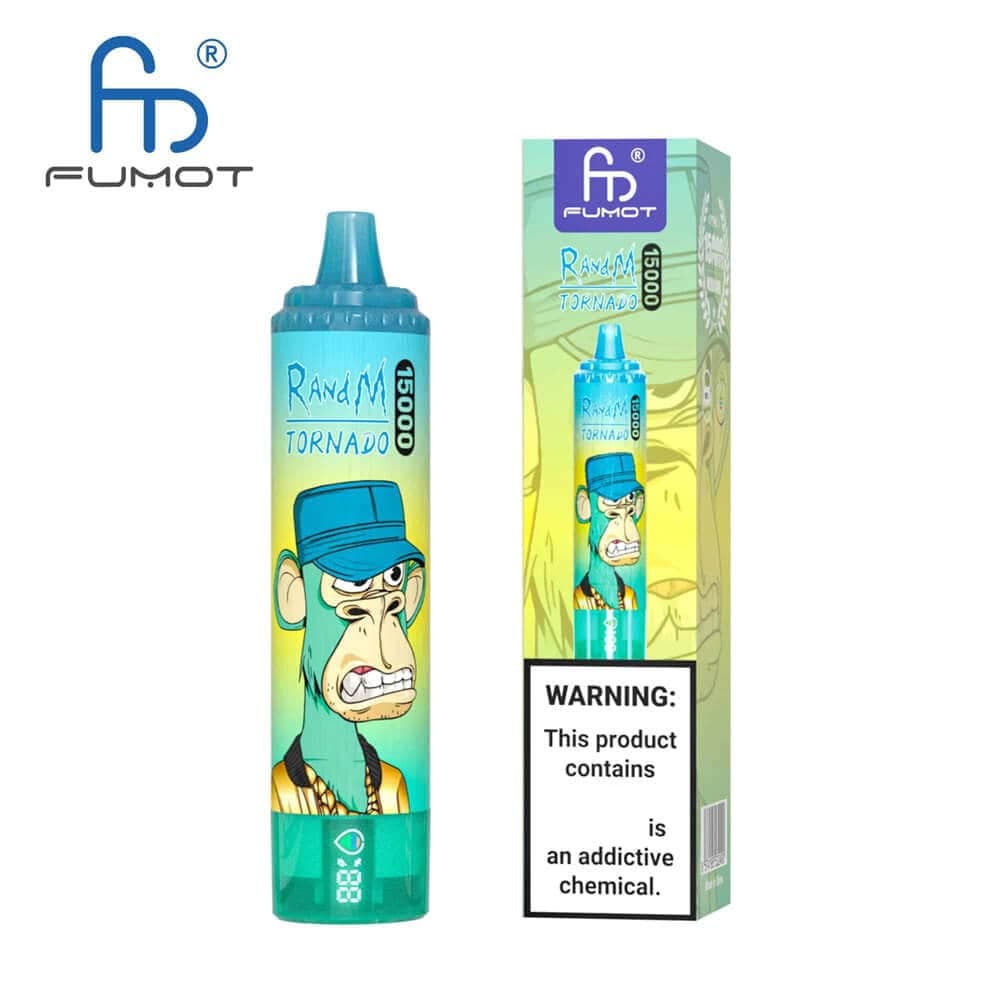 Cigarette électronique jetable 15 000 bouffées avec e-liquide 20 ml, RandM Tornado 15 000 bouffées, cigarette électronique rechargeable pour u
