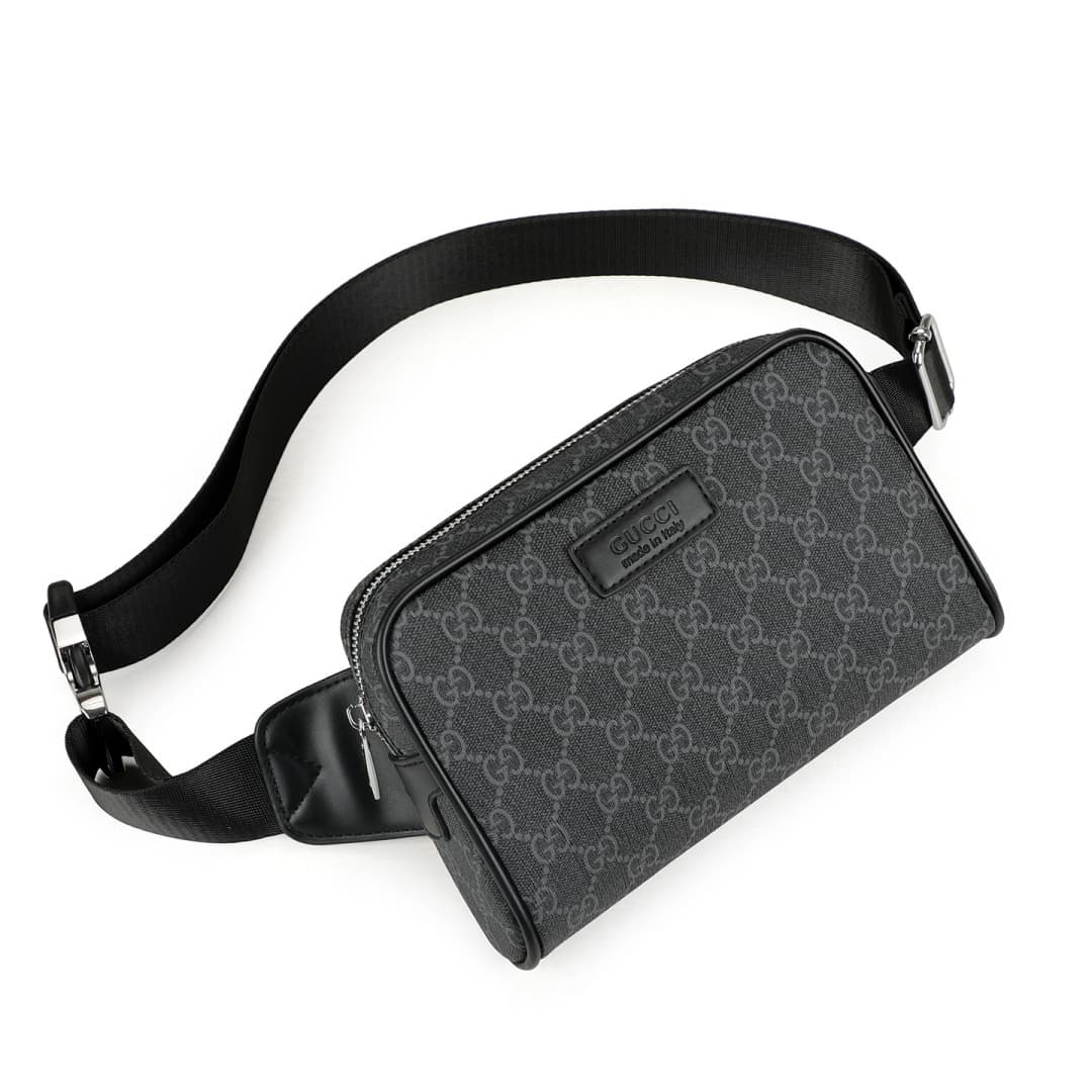 Sac banane Gucci pour femme, pochette pour téléphone, design tendance en tissu tissé, petit sac banane