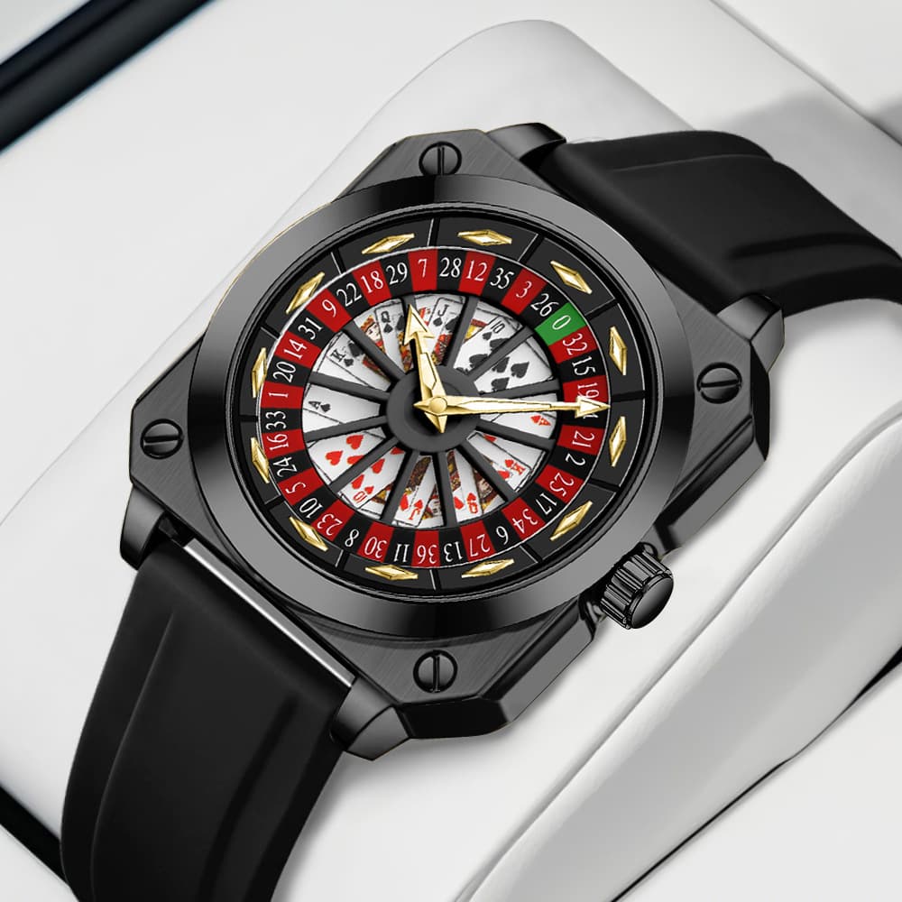 Fortune Watch Fashion Trend Men's Watch Creative Leather Belt Luminous Waterproof Quartz Watch