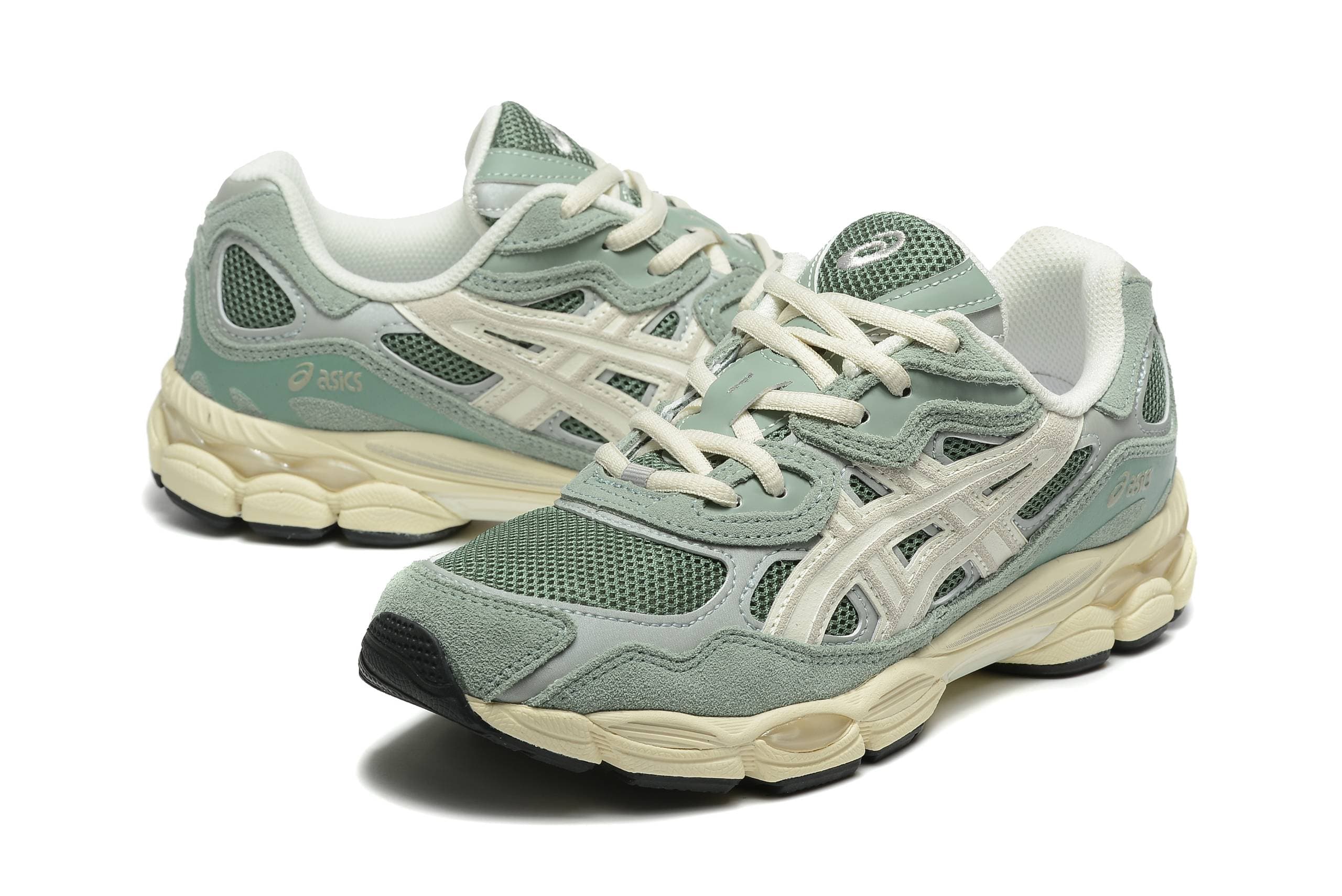 Chaussures de soutien de la voûte plantaire pour femmes, style rétro, amortissantes, bleu marine et beige, antidérapantes.