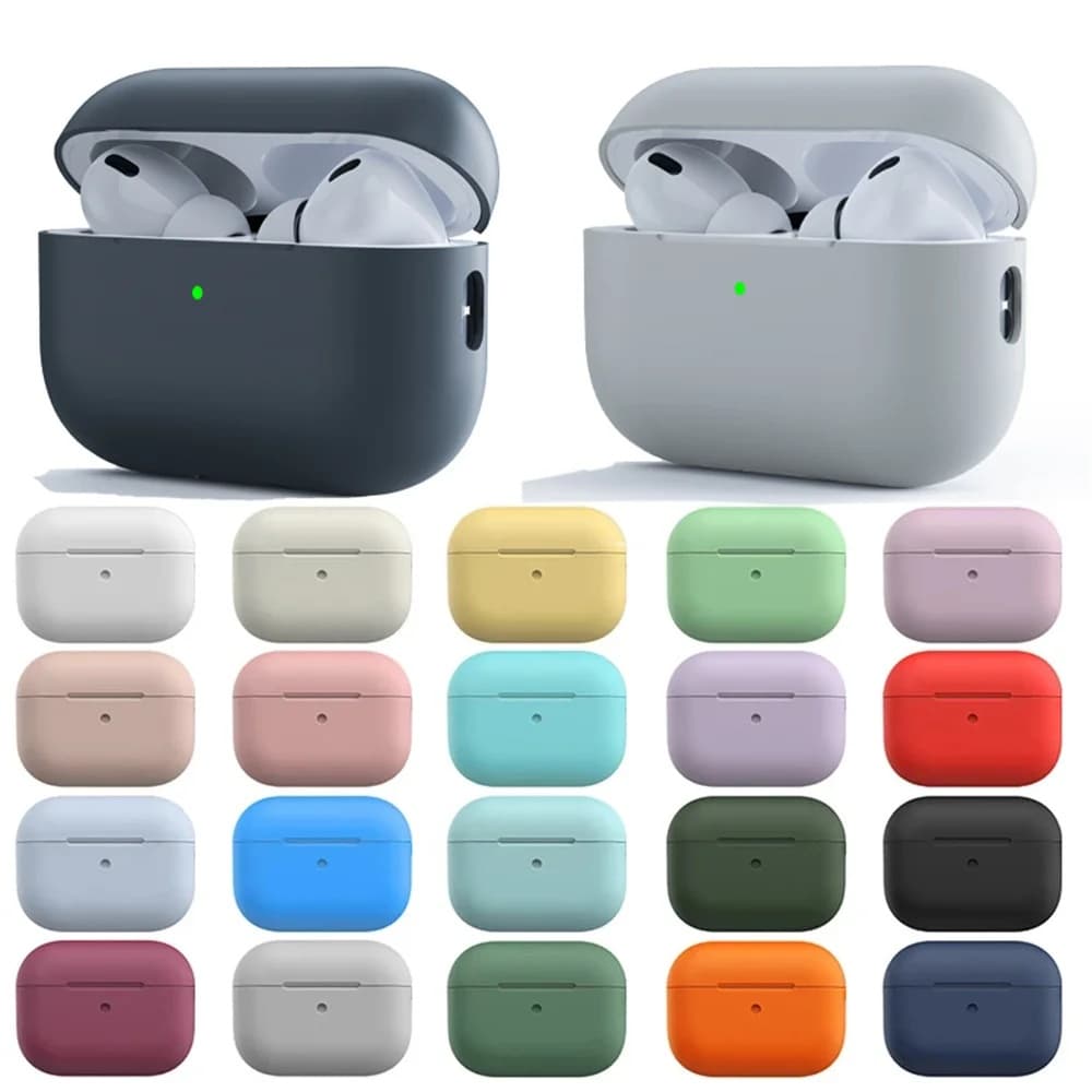 1/2, 3 Ultra-Thin Silicone Earphone Cases Protective Headphones Case For IPhone Pro 2 Airpods Covers