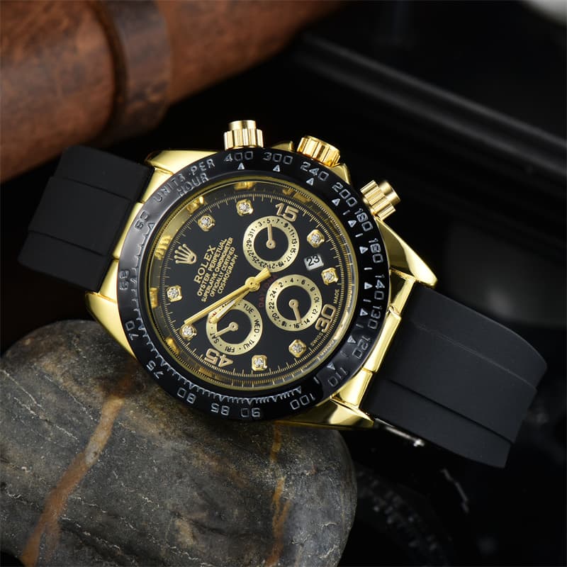 Montre à Quartz pour hommes, classique, populaire, légère, de luxe, pour loisirs, étanche, calendrier, bande sélectionnée