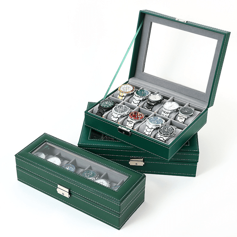 Watch Storage Box Hand Jewelry Display Box Jewelry Collection Box Leather Watch Box Household Jewelry Box