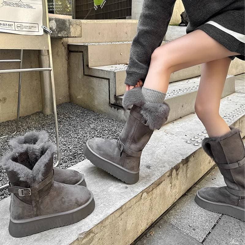 Women’s Shoes Convertible Snow Boots – Thermal Foldable Winter Boots With Platform (Arctic-Proof & Stylish)​