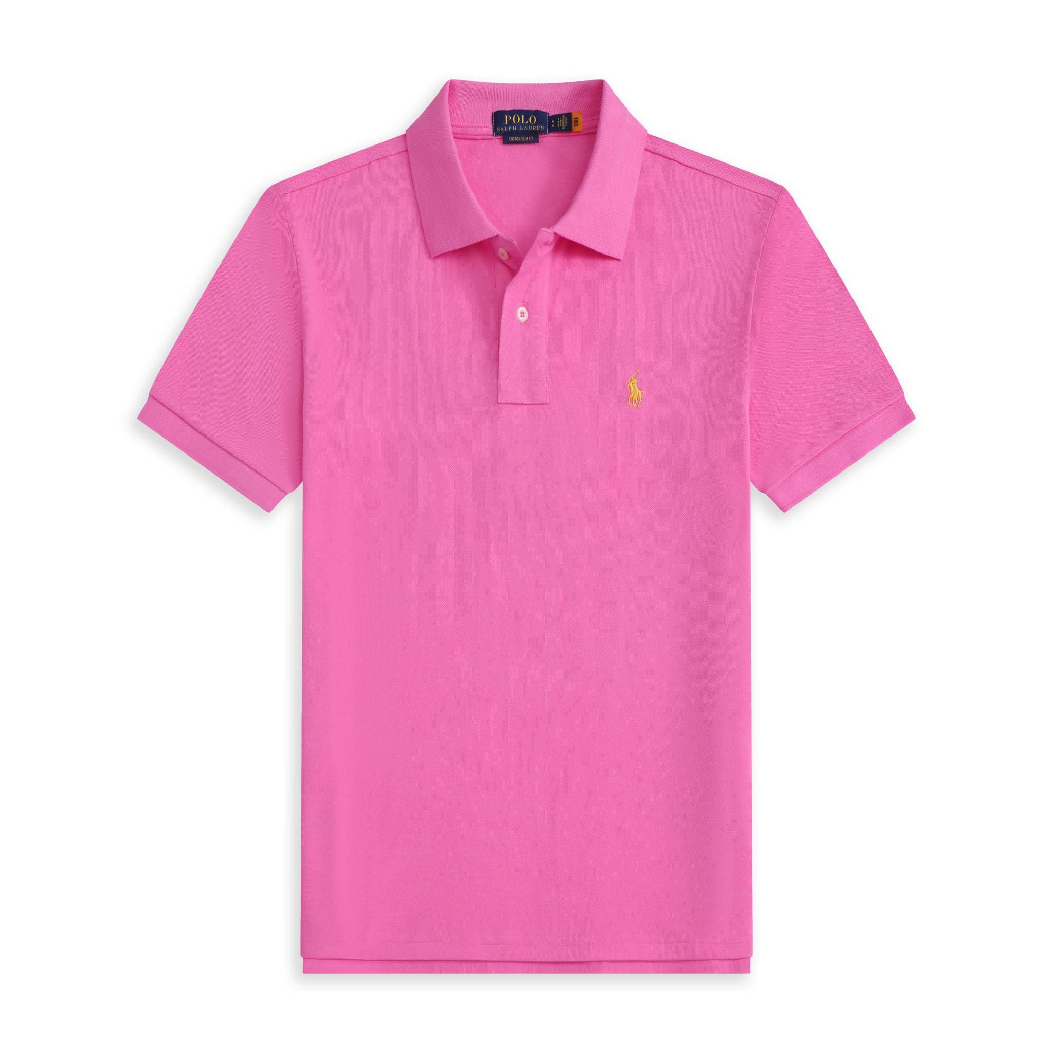 Poney Logo nouveau Polo pour hommes brodé coton uni grand T-shirt ample à manches courtes POLO classique