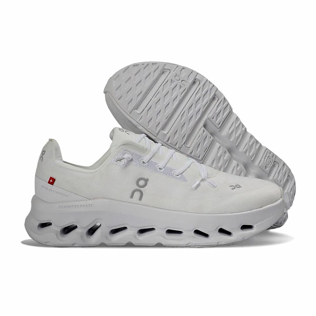Chaussures de sport légères Cloud-Tech, semelle amortissante creuse, mesh respirant, lacets, modèle unisexe