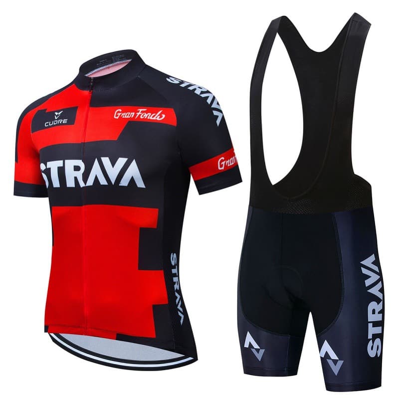Cycling Jacket, Back Strap, Cycling Pants, Cycling Team Version Short-sleeved Suit