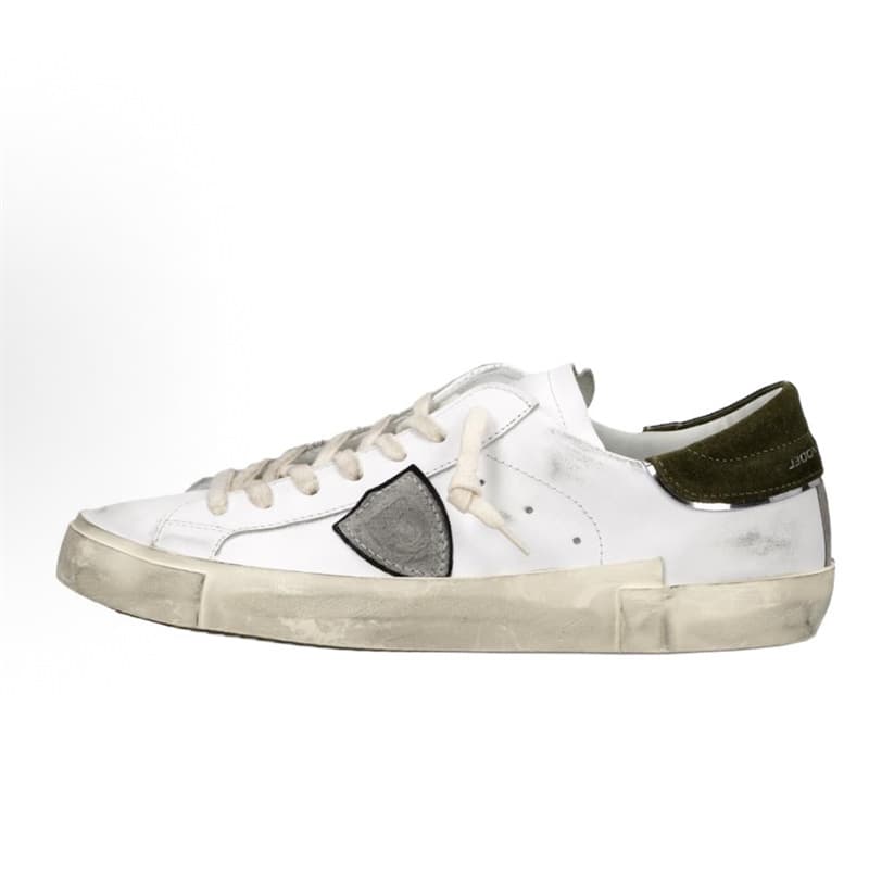 Baskets P Hilippe Model Paris PRSX style vintage vieilli, chaussures tendance pour hommes et femmes