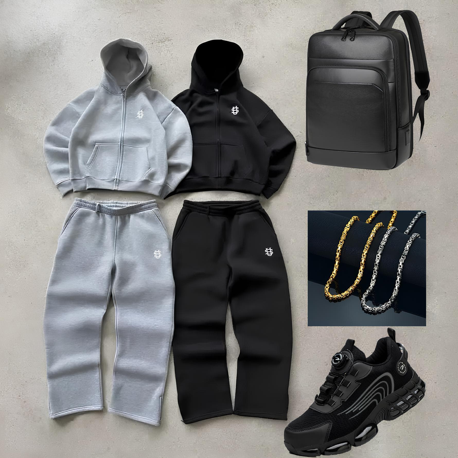 Men's Clothing Cross Border Embroidered Zipper Sweatpants Casual Trousers High Street Hip Hop Rap Street US Size Men And Women Sweatpants Wholesale