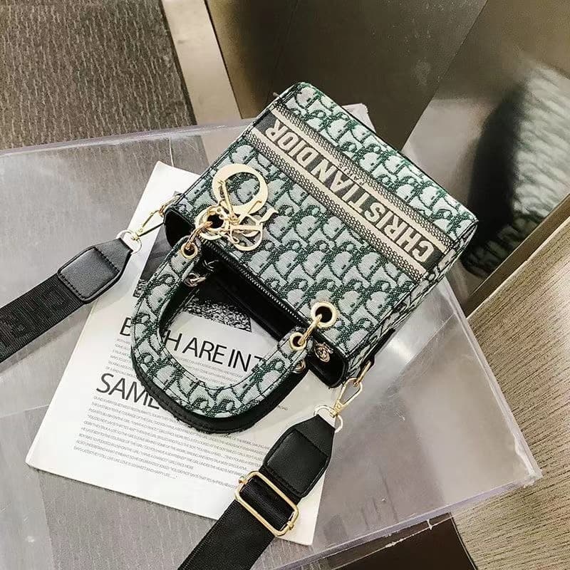 Petit sac carré pour femmes avec lettre simple, sac à bandoulière décontracté pour dames