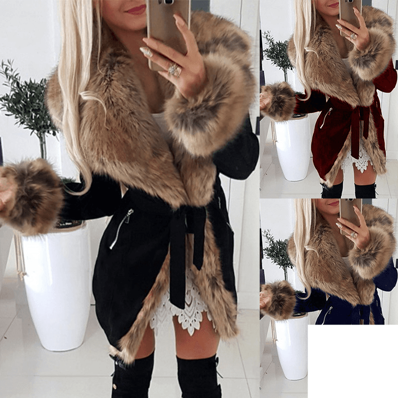 Women's Clothing winter women's slim mid length coat and cotton coat