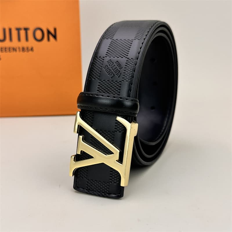 Nouvelle ceinture classique polyvalente pour homme, tendance et colorée, avec boucle à lettres et ceinture à la mode