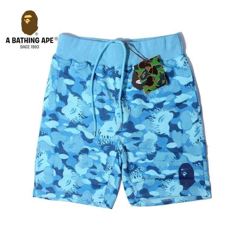 Short BATHONG APE Ape Head Shark Short Ape Head Short cinq jambes décontracté, en pur coton
