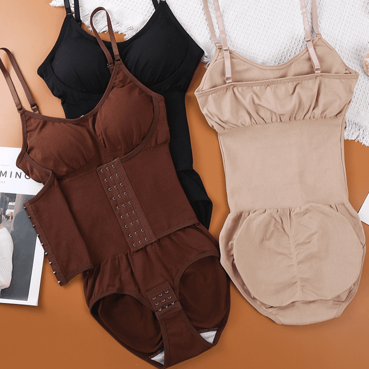 Women's Clothing One Piece Body Shaper For Women With Tummy Control Pants, Hip Lifting And Shaping Suspenders, Elastic Corset, Body Shaping