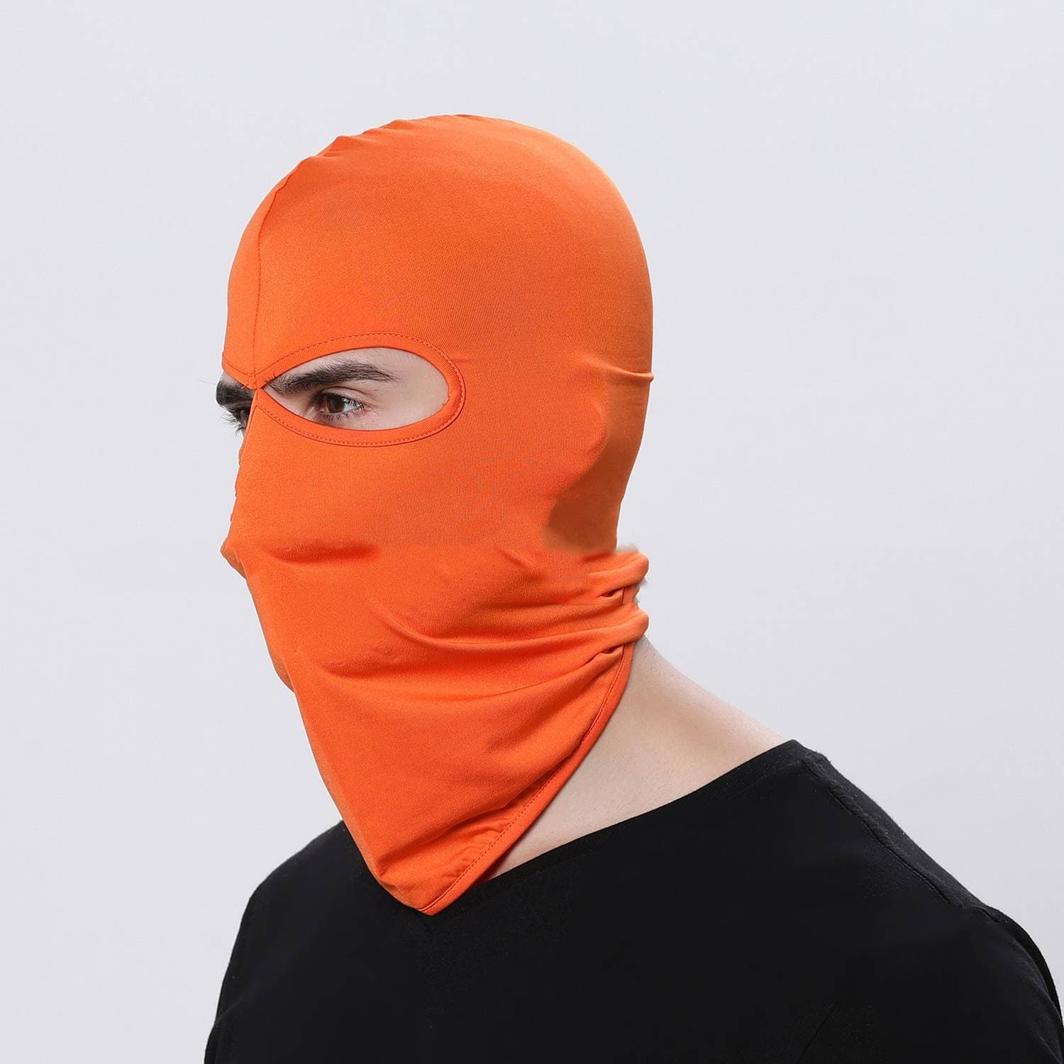 Motorcycle mask Windproof Cycling Full Face Cover Helmet lining Outdoor Tactical Sunblock two holes Balaclava Headgear