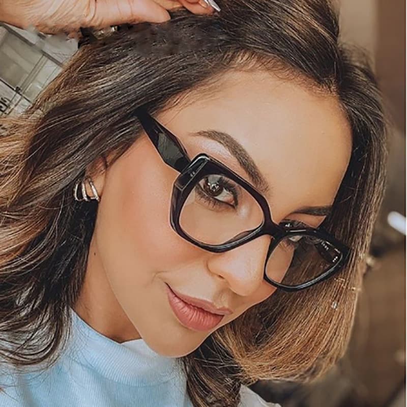 2025 Cat Eye Brillen Rahmen Für Frauen Marke Designer Mode Luxus Anti Blau Licht Computer Brillen Damen Optische Brillen