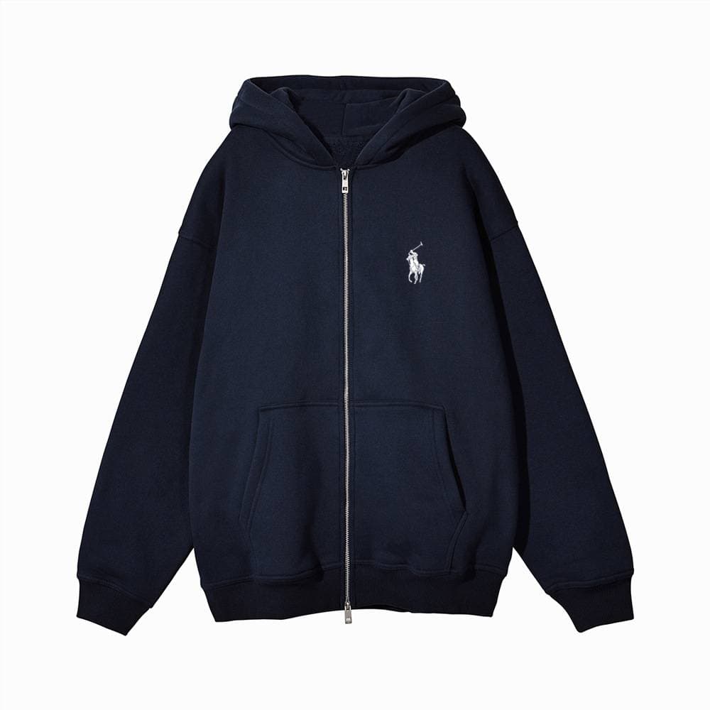 Veste à capuche imprimée, style identique pour hommes et femmes, haut ample à fermeture éclair, grande taille
