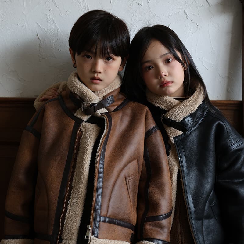 Children's Clothing Foreign Trade Boys Suede Jacket Autumn And Winter Children's Jacket Girls Winter Fur One Piece Plush And Thickened
