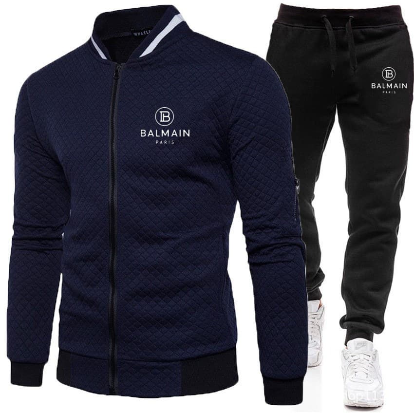 Nouveau costume pour hommes, pull d'extérieur, col montant, mode sport loisirs, combinaison zippée