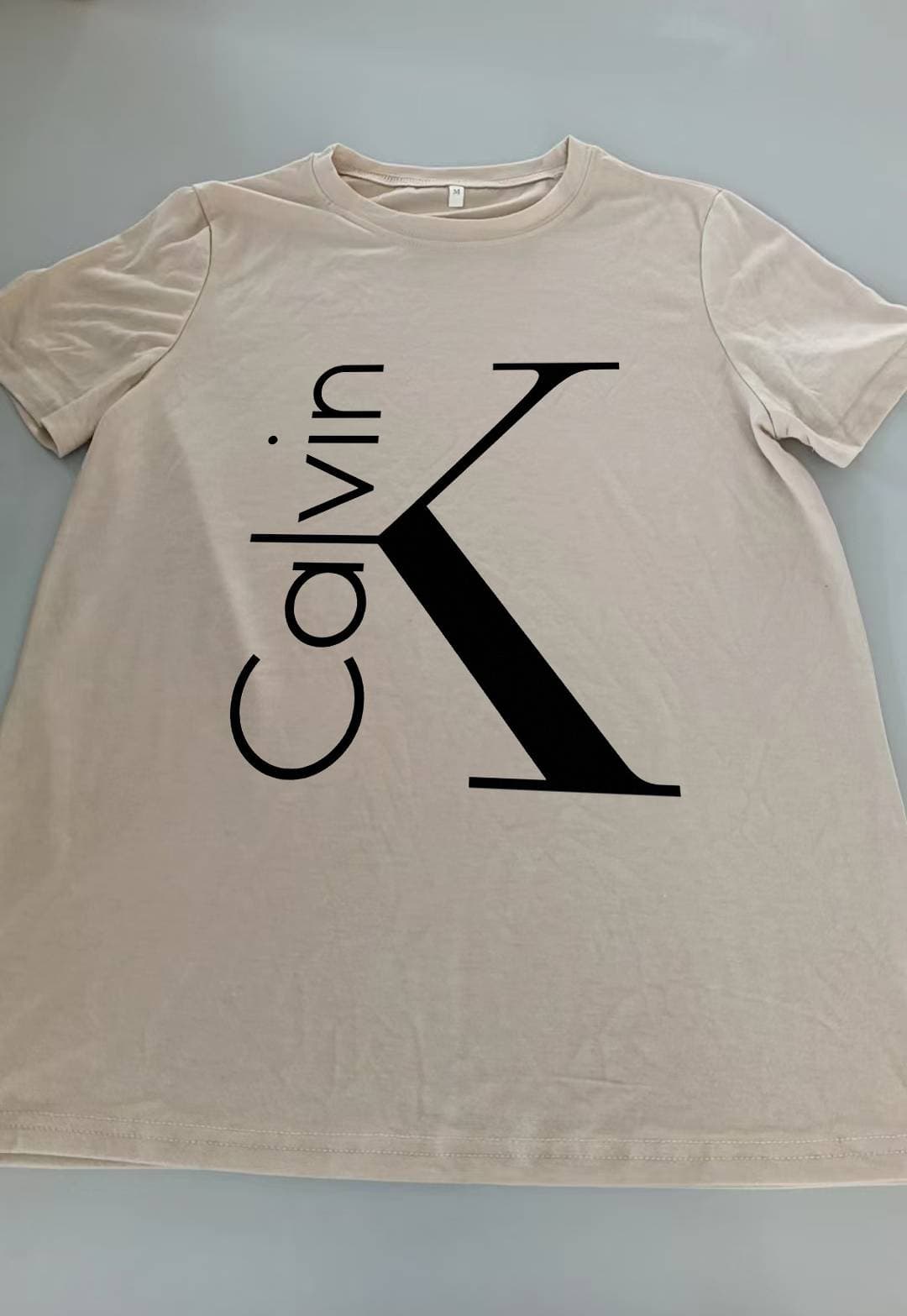 T-shirt tendance été 2026, coupe ample, manches courtes, imprimé
