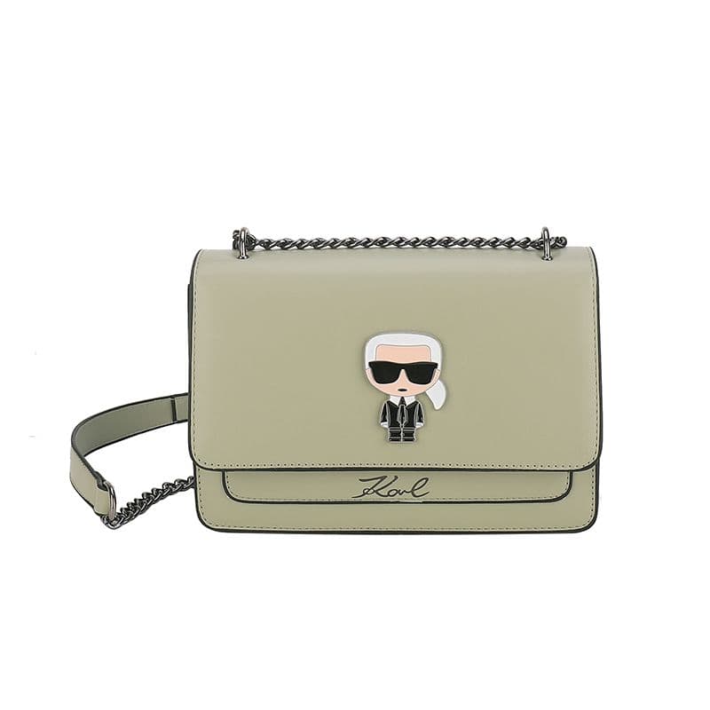 Sac à bandoulière avec chaîne pour filles, asymétrique épaule dénudée, petite boucle de verrouillage carrée, couleur unie, polyvalent, sous l