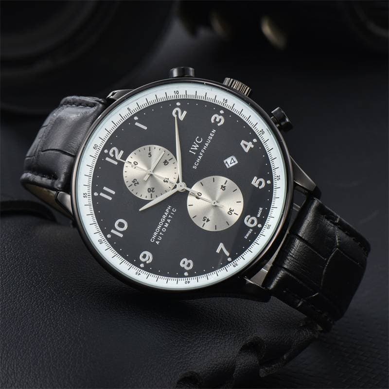 【 Marque de luxe 】 Montres pour hommes simples et polyvalentes, montres à quartz d'affaires à la mode et décontractées, montres à quartz ave
