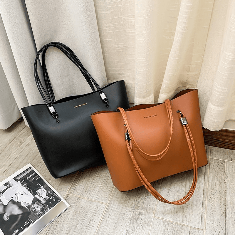 Women's Bags New Large Capacity Textured Stylish Tote Bag Women's Bag Shoulder Bag
