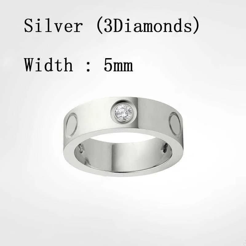 Bague Nail Love pour femme, bague classique de luxe en or pour l'amour et le mariage, avec pochette rouge, inaltérable et hypoallergénique.