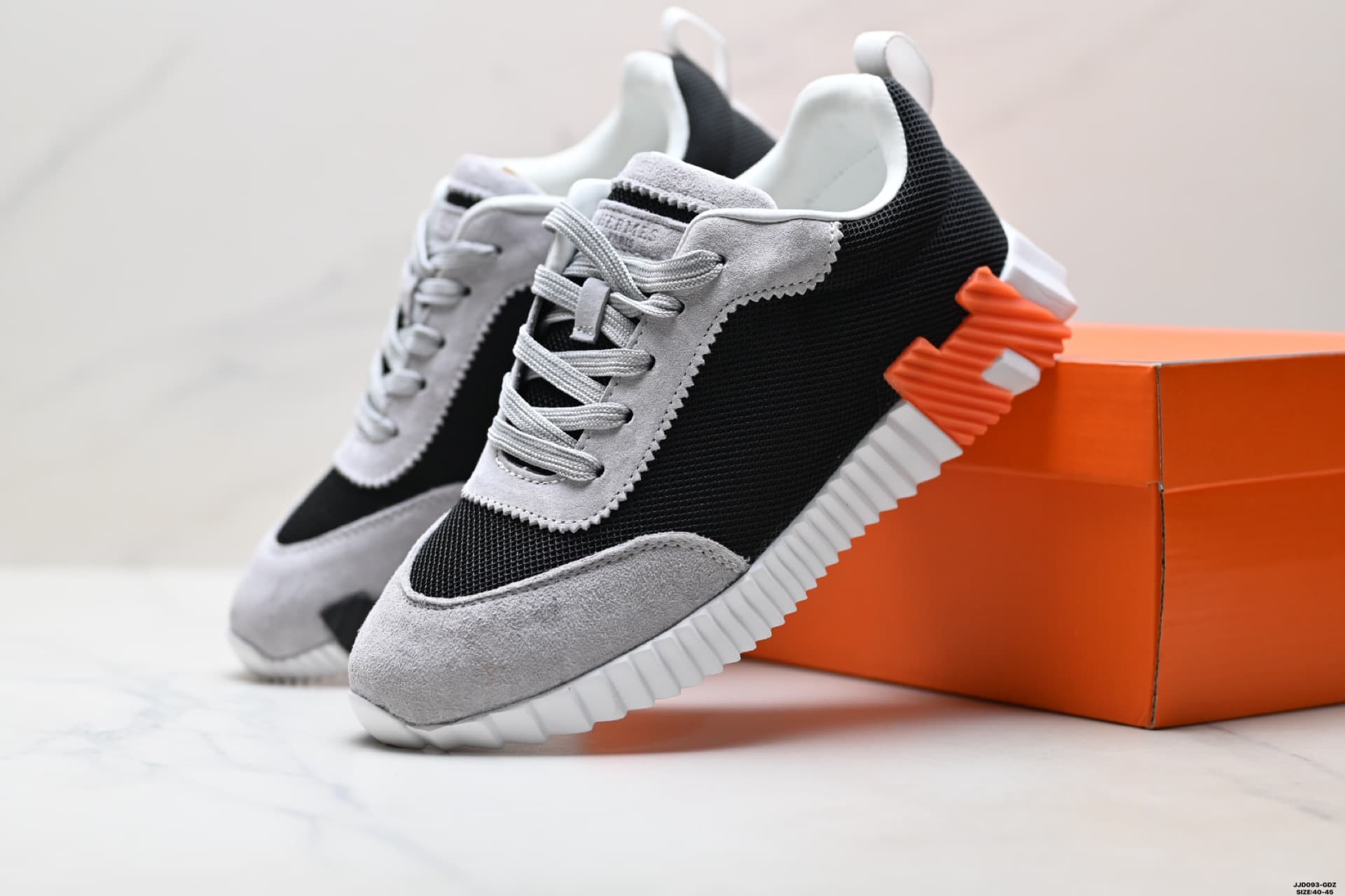 Chaussures grises souples et décontractées en cuir véritable poli de marque H, baskets noires pour femmes et hommes