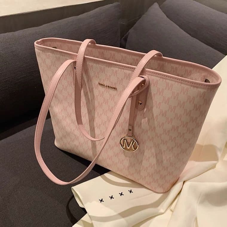 French Little Cherry Blossom Tote For Women 2023 New Commuter Niche Ins Handbag Large Capacity Shoulder Bag