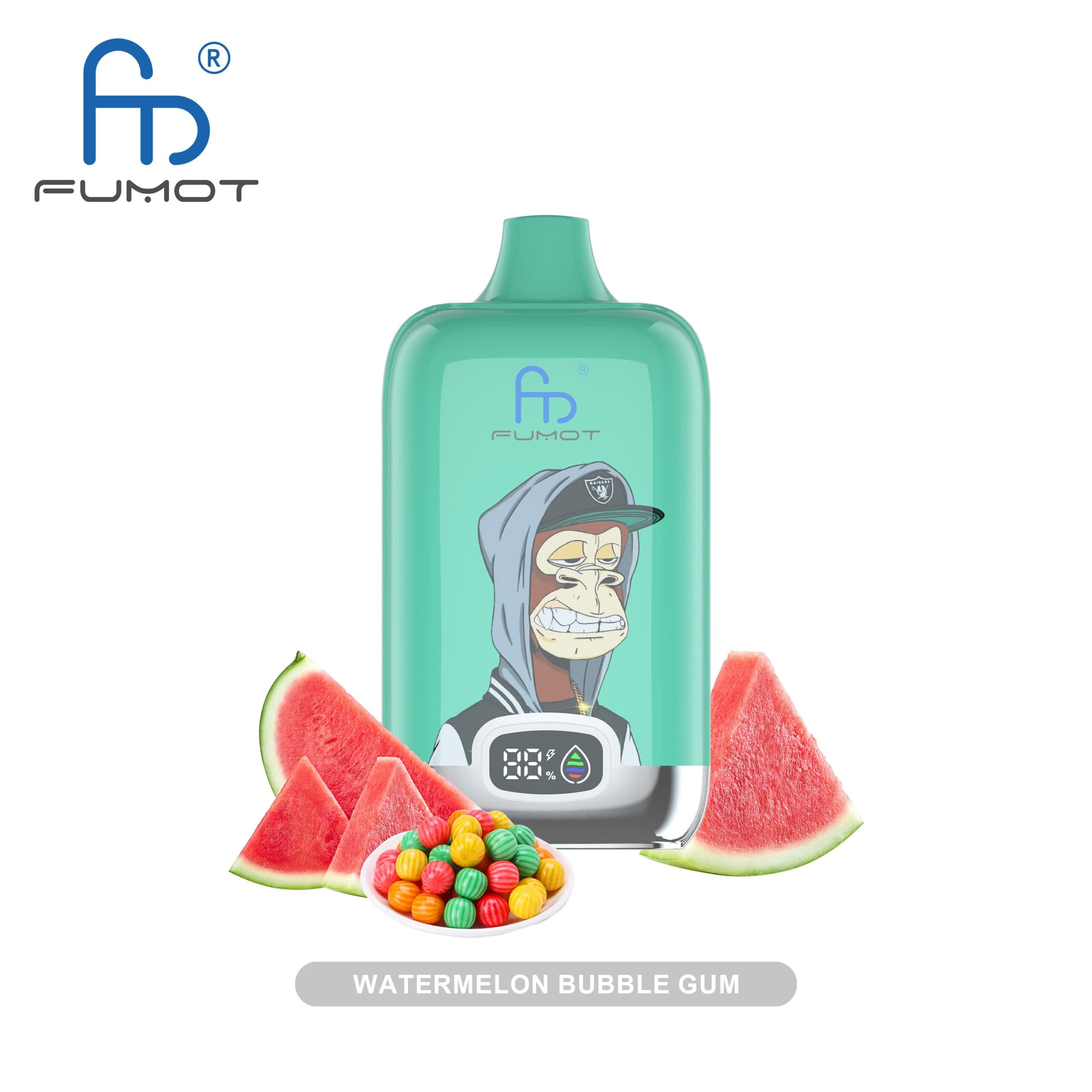 1 Fumot Digital Box 12000 bouffées Vape jetable 2% de nicotine (Entrepôt UE)