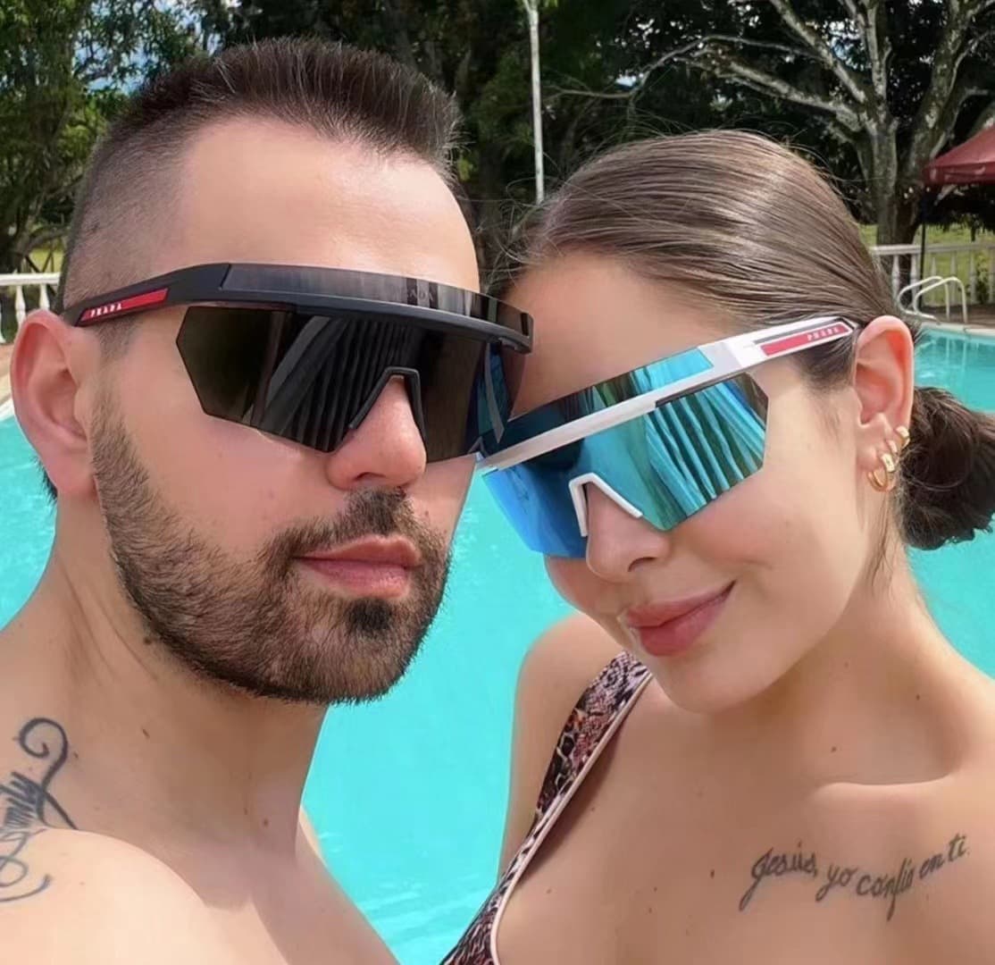 Sunglasses Anti-glare anti-UV polarizer Couple sunglasses
