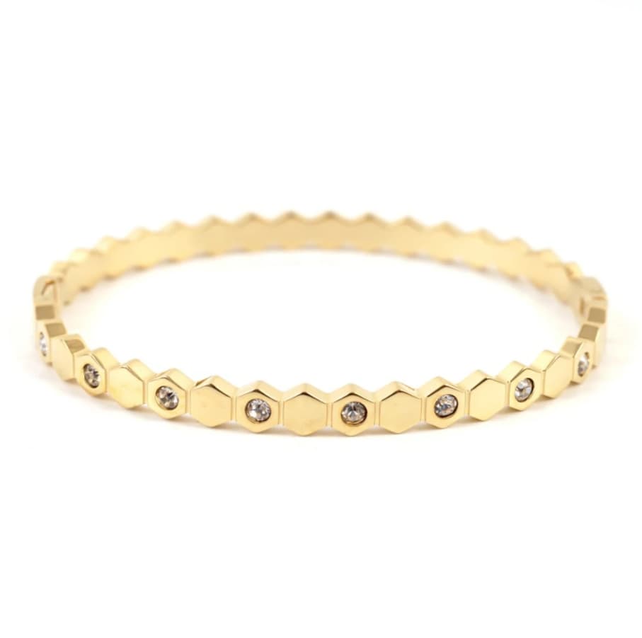Fashion simple bracelet electroplating non fading diamond studded star shaped all match personality stainless steel bracelet