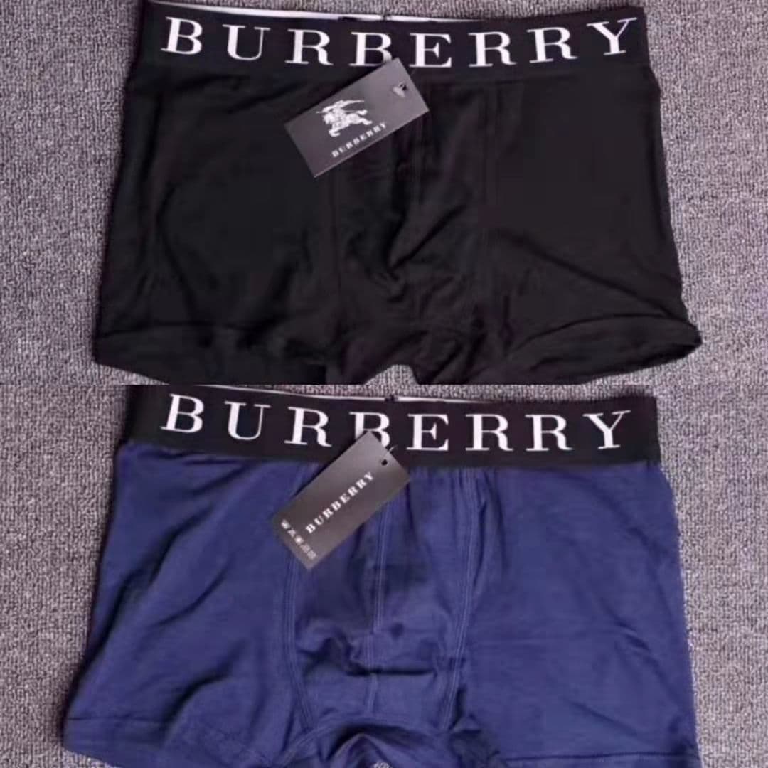Sous-vêtements TrendyBurberry en pur coton, boxers haut de gamme, confortables et tendance pour hommes.