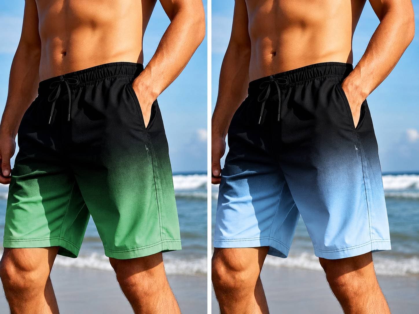Men's Clothing Anti Embarrassment Loose Large Size Professional Adult Quick Drying Five Point Men's Swimsuit Fashion Swimming Trunks