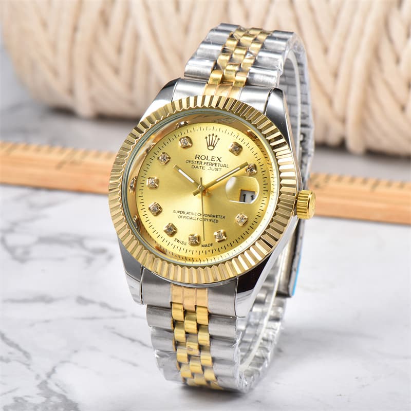 Montre à Quartz de luxe pour hommes, nouvelle marque populaire, étanche, calendrier, bracelet en acier