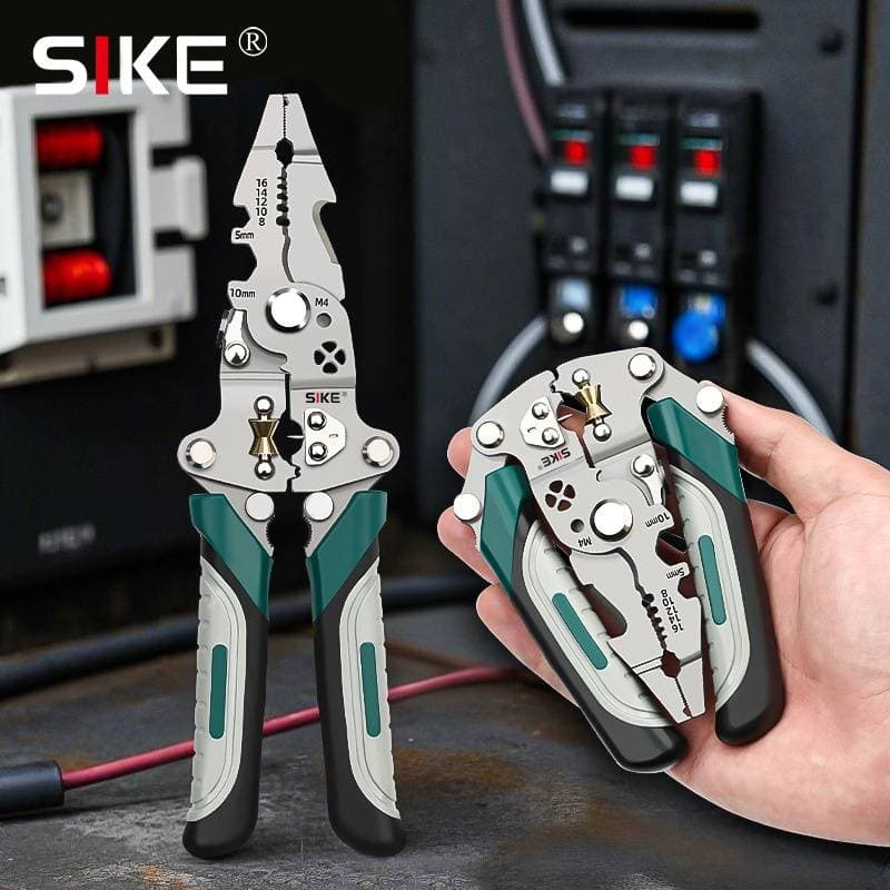 Professional Multi-Function Wire Stripper Tool - Carbon Steel Blade, Durable & Compact For Electricians & DIY Enthusiasts​