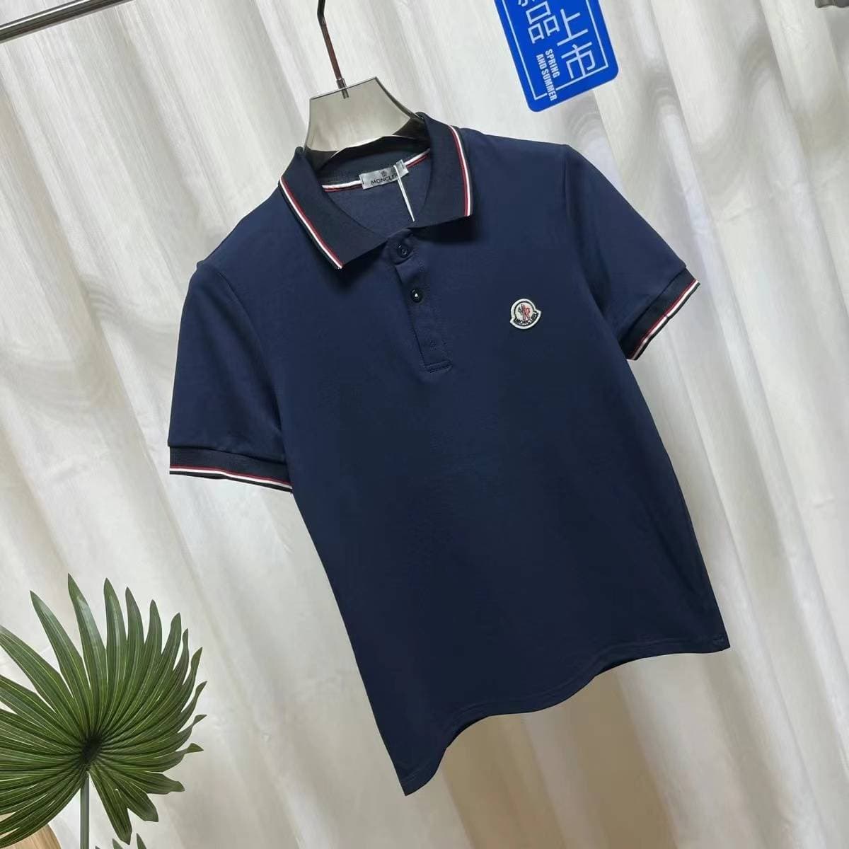 T-shirt polo tendance à manches courtes, polyvalent et respirant, 100 % pur coton, tendance 2025