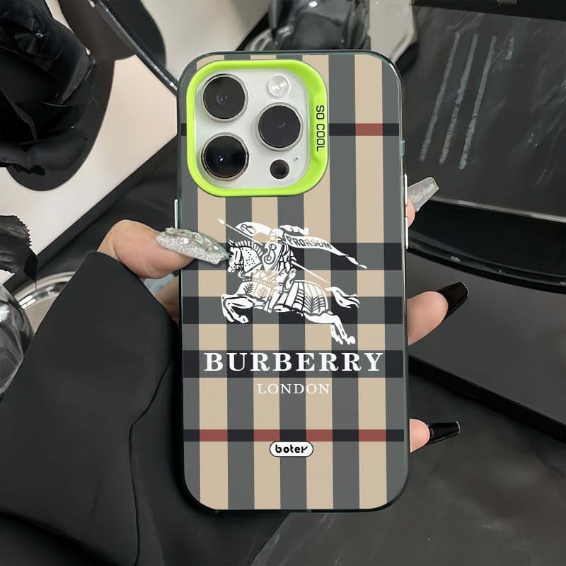 Étui de téléphone portable à motif écossais classique pour iPhone 17 Pro Max, iPhone 16, iPhone 15/14 Pro/13/12/11