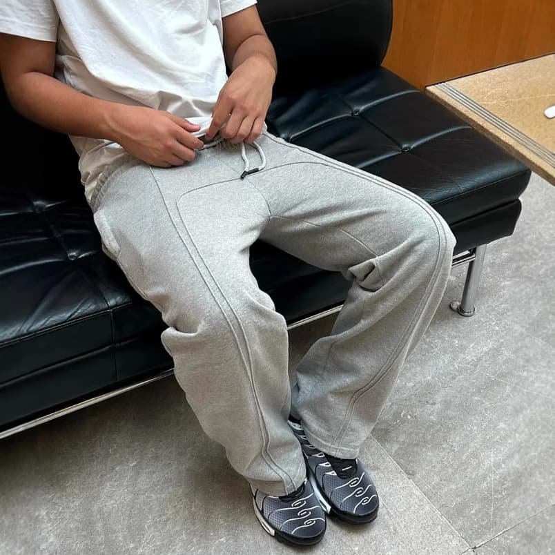 Men's Clothing design sweatpants men's street casual trousers hip hop casual trousers loose straight trousers