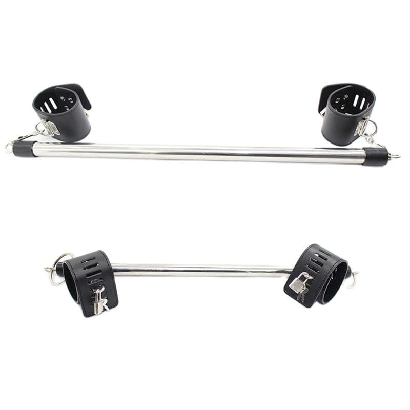 Bondage BDSM Sex Set Sex Handcuffs Spreader Bar Steel Pipe Hand Leg Straps Restraints Slave Fetish SM Aldu