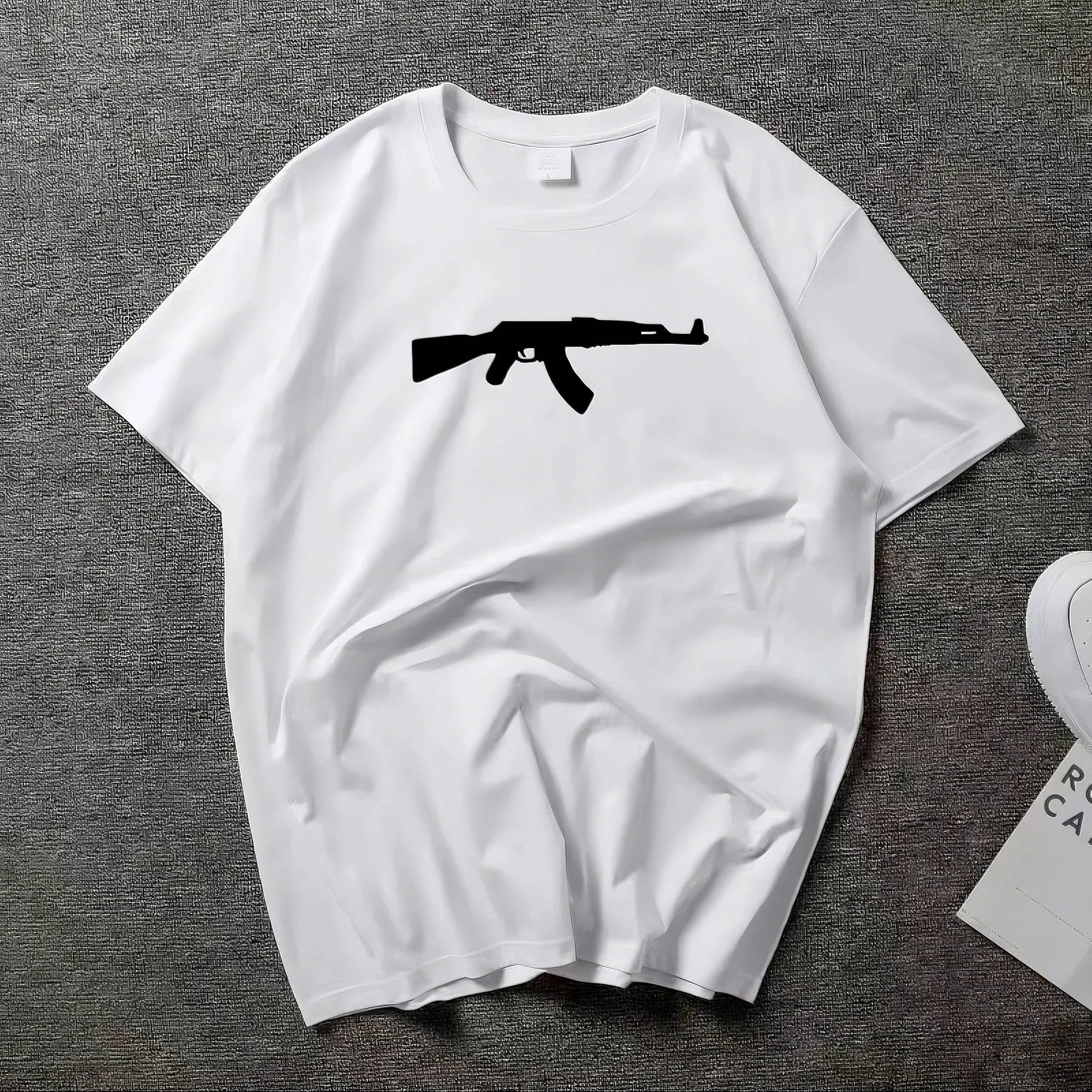 New Cotton Fashion Sense Printing Short-sleeved T-shirt Unisex Men Summer Tide Loose Hundred Tops