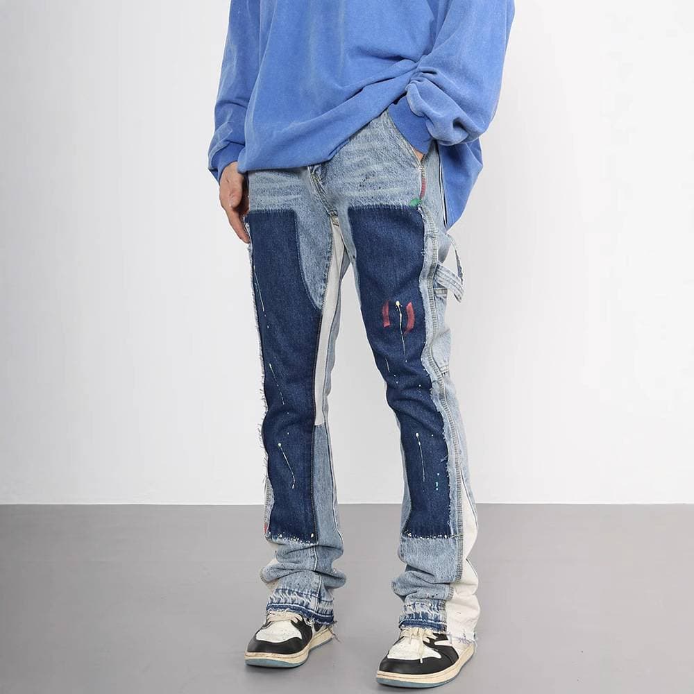 Men’s Clothing Casual Fashion All-match Men's Jeans Slim Slim Foot Jeans