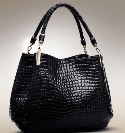 Sac à main tendance motif crocodile pour femmes, sac portable de tempérament mature