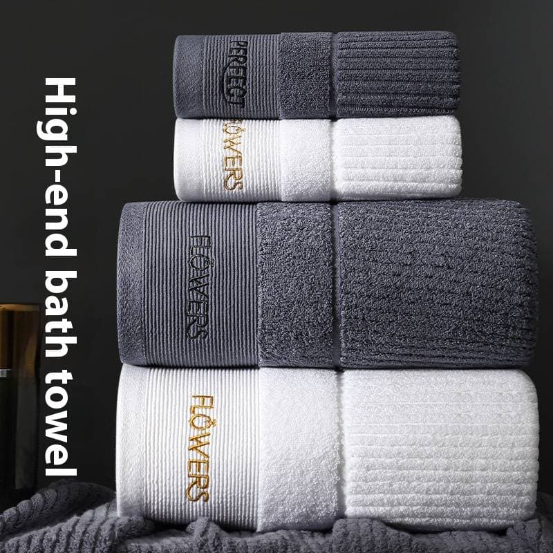 Luxury Hotel-Grade 100% Cotton Bath Towel - Extra Thick & Large, Ultra Absorbent & Quick Dry For Women & Men - Premium Softness For Home & Spa Use​