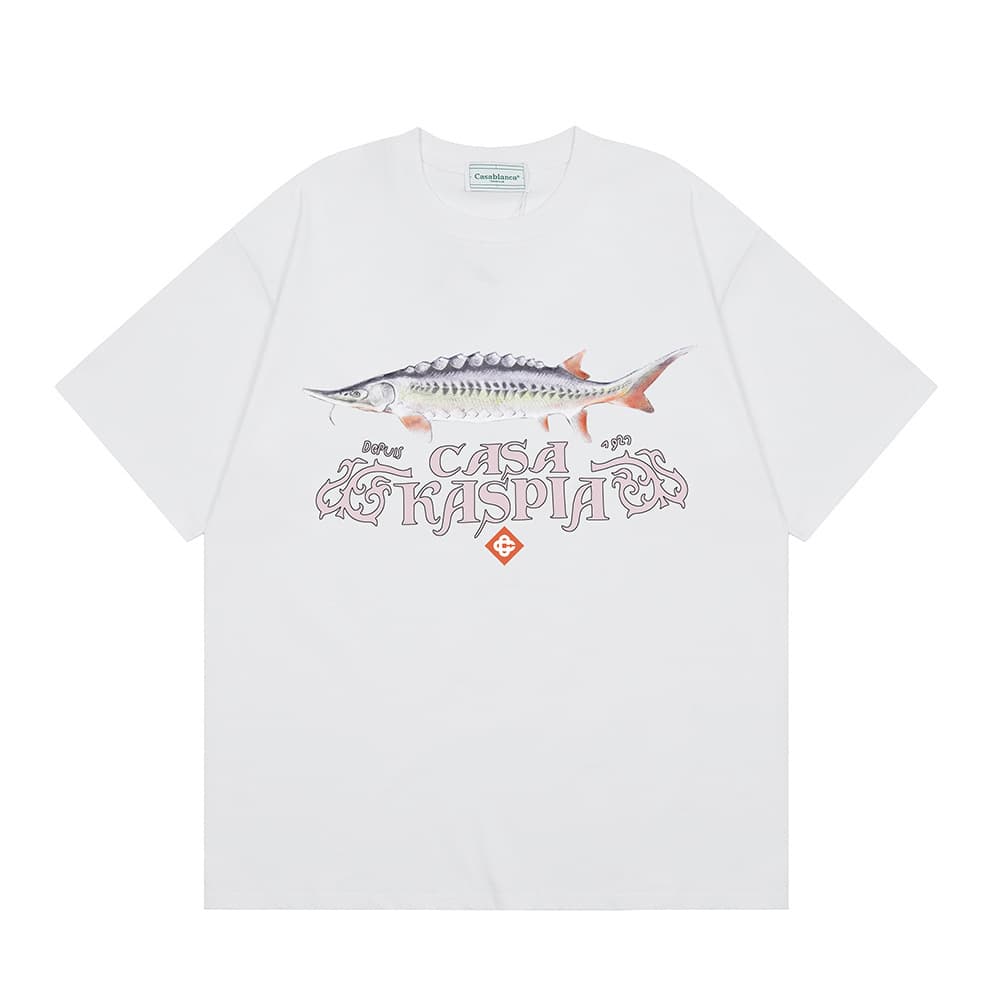 T-shirt ample à manches courtes pour hommes et femmes, imprimé printemps et été