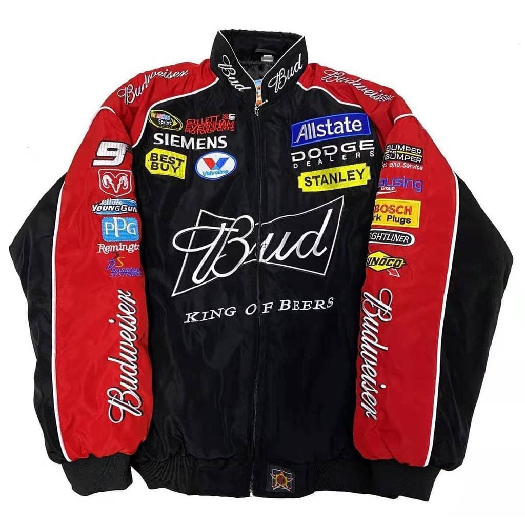 Combinaison de course brodée F1, combinaison de course, combinaison de cyclisme, combinaison de moto, veste décontractée brodée à manches longue