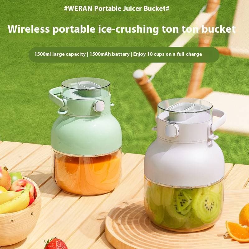 Portable Juicer Cup - Wireless Electric Blender For Fruits & Smoothies, Compact Juice Extractor With Travel-Friendly Design​​