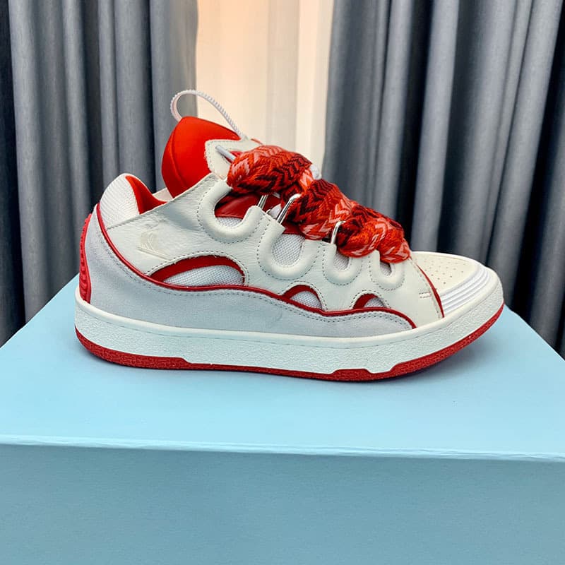 Nouvelles chaussures de course antidérapantes Curb Couple à semelle épaisse et color block