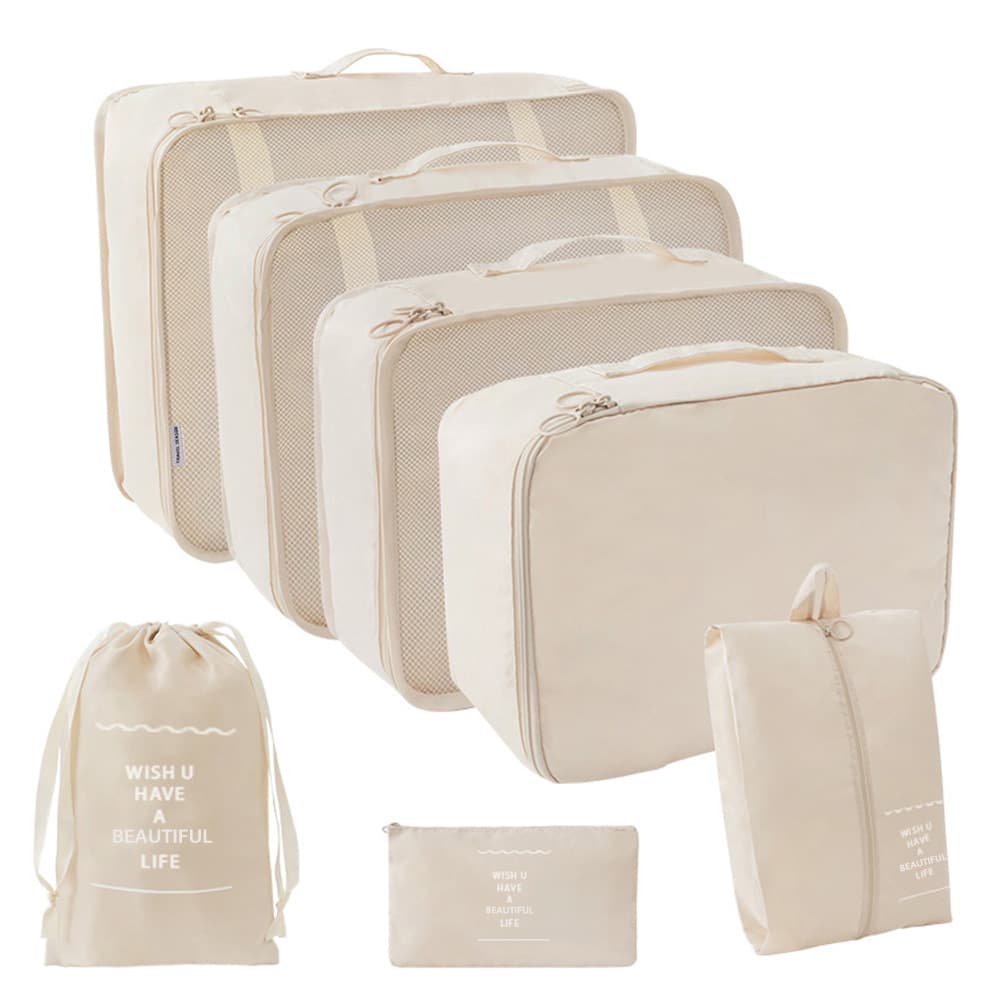 Seven Piece Storage Bag Clothes Storage Bag Portable Large Capacity Suitcase Classification Storage Clothing Bag Travel